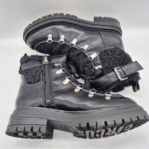 Circus by Sam Edelman Women's Boots Size 7 Gretchen Shearling Hiker Black